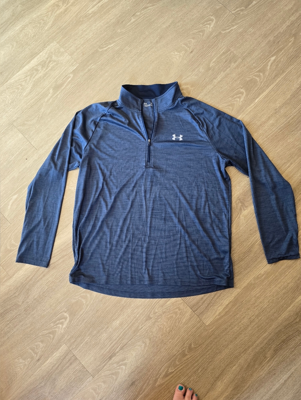 Under Armour Navy Quarter-Zip Performance Top